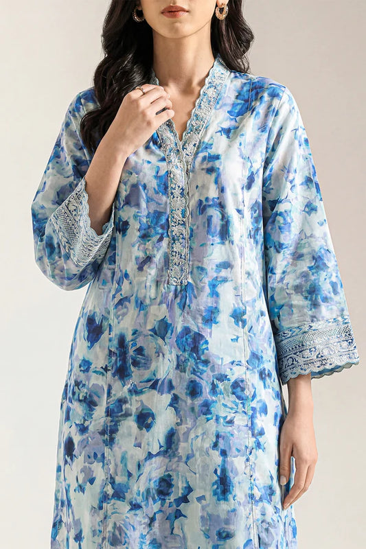 Unstitched Printed Lawn 2 Piece (Shirt/Trouser)