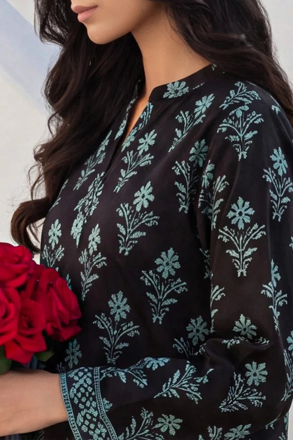 Unstitched Printed Lawn 3 Piece