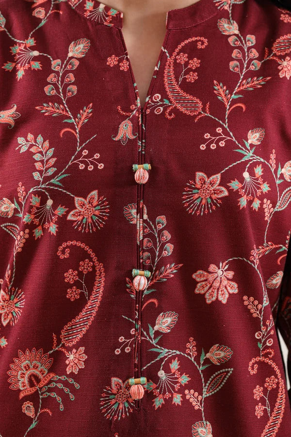 Unstitched Printed Lawn 3 Piece