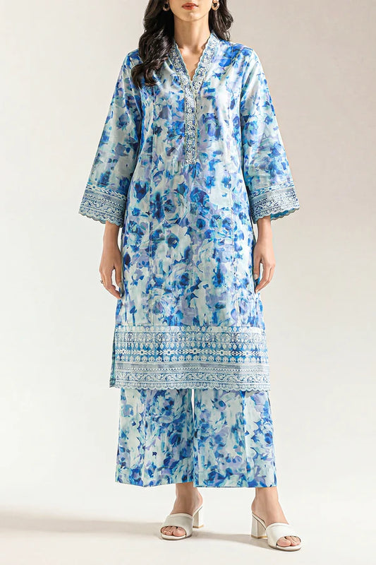 Unstitched Printed Lawn 2 Piece (Shirt/Trouser)