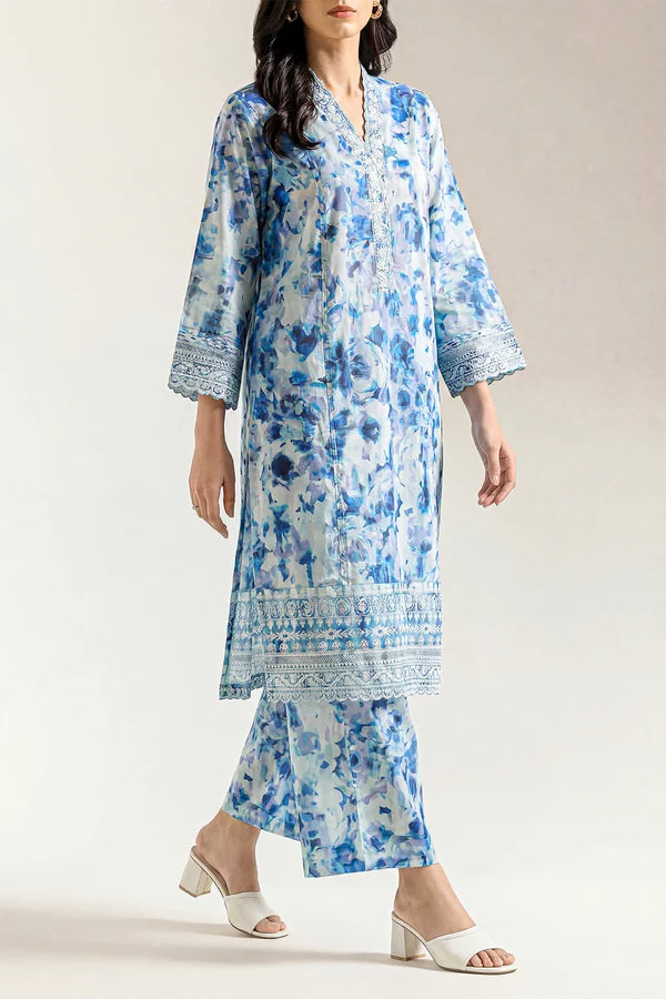Unstitched Printed Lawn 2 Piece (Shirt/Trouser)