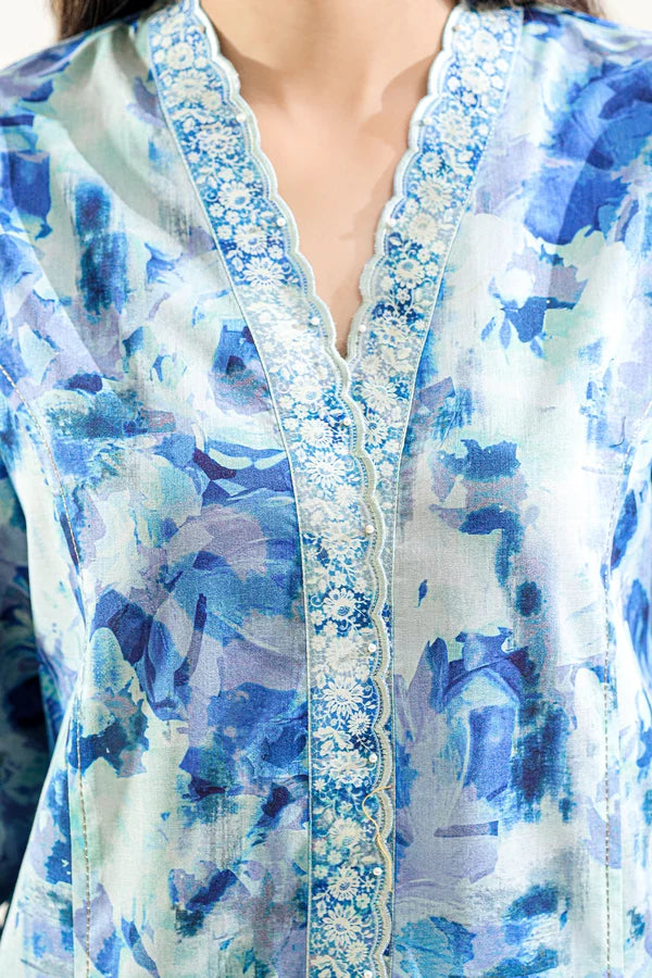 Unstitched Printed Lawn 2 Piece (Shirt/Trouser)